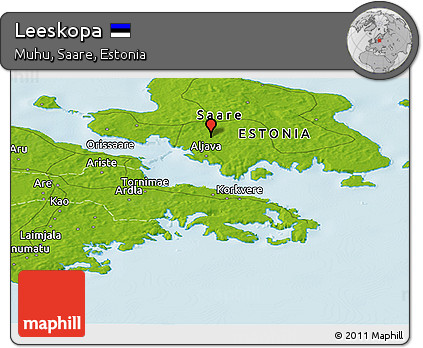Physical Panoramic Map of Leeskopa