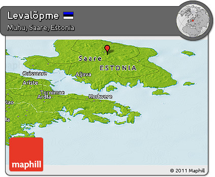 Physical Panoramic Map of Levalõpme