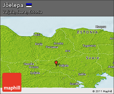 Physical Panoramic Map of Jõelepa