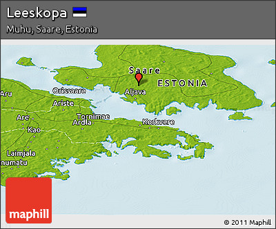 Physical Panoramic Map of Leeskopa
