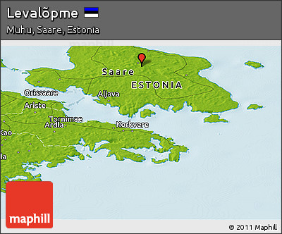Physical Panoramic Map of Levalõpme