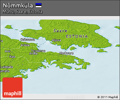 Physical Panoramic Map of Nõmmküla