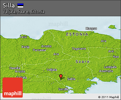 Physical Panoramic Map of Silla