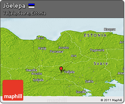 Physical Panoramic Map of Jõelepa