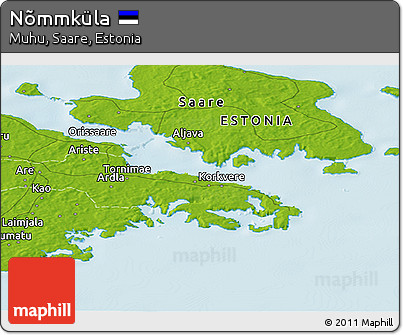 Physical Panoramic Map of Nõmmküla
