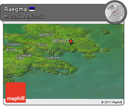 Satellite Panoramic Map of Räegma