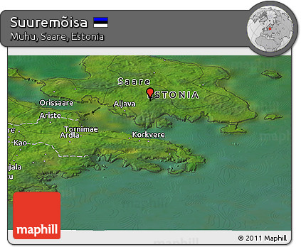 Satellite Panoramic Map of Suuremõisa