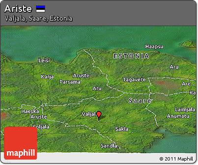 Satellite Panoramic Map of Ariste