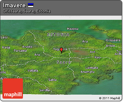 Satellite Panoramic Map of Imavere
