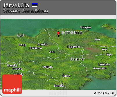 Satellite Panoramic Map of Järveküla