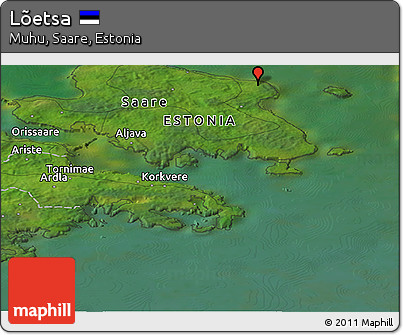 Satellite Panoramic Map of Lõetsa