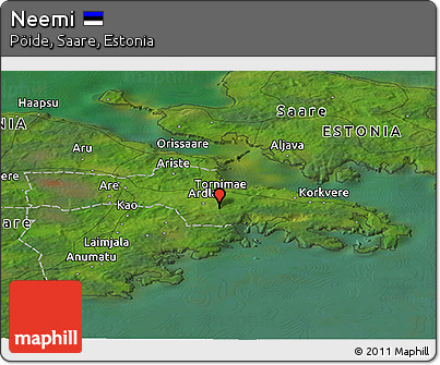 Satellite Panoramic Map of Neemi
