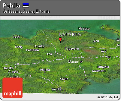 Satellite Panoramic Map of Pahila