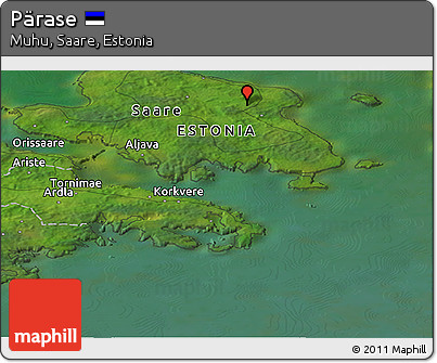 Satellite Panoramic Map of Pärase