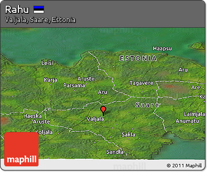 Satellite Panoramic Map of Rahu
