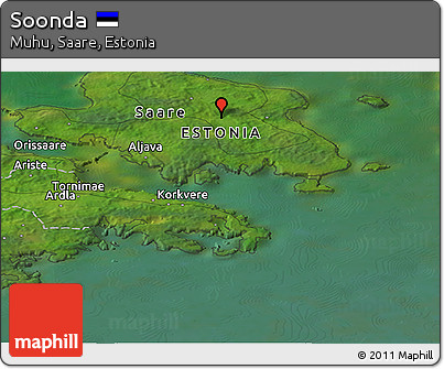Satellite Panoramic Map of Soonda
