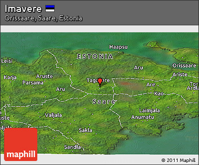 Satellite Panoramic Map of Imavere