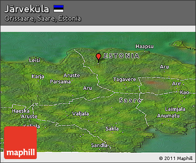 Satellite Panoramic Map of Järveküla