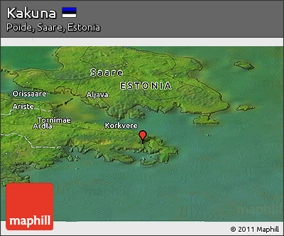 Satellite Panoramic Map of Kakuna