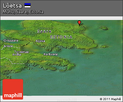 Satellite Panoramic Map of Lõetsa