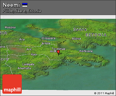 Satellite Panoramic Map of Neemi