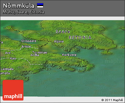 Satellite Panoramic Map of Nõmmküla