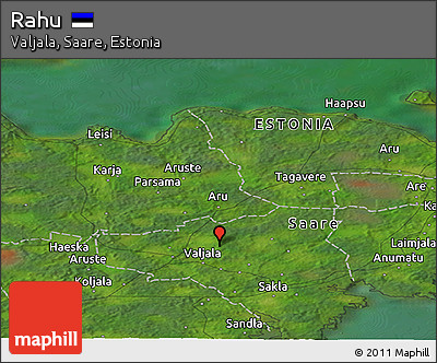 Satellite Panoramic Map of Rahu