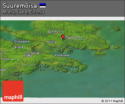 Satellite Panoramic Map of Suuremõisa