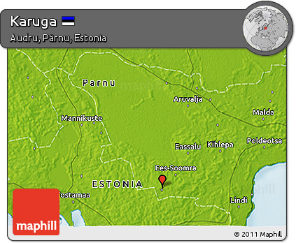 Physical 3D Map of Karuga