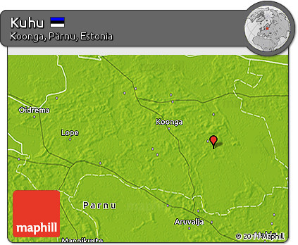 Physical 3D Map of Kuhu