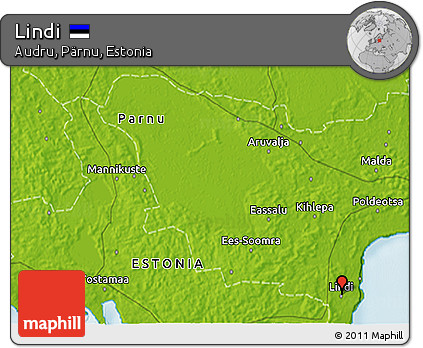 Physical 3D Map of Lindi
