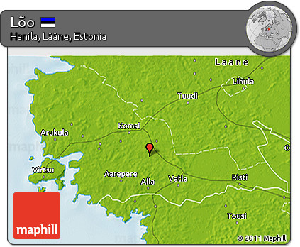 Physical 3D Map of Lõo