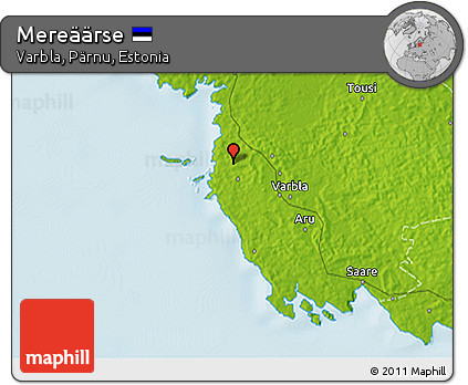 Physical 3D Map of Mereäärse