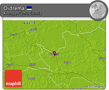 Physical 3D Map of Oidrema