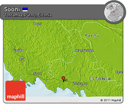 Physical 3D Map of Sööni