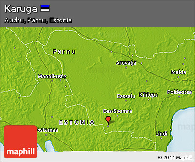 Physical 3D Map of Karuga