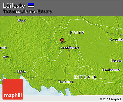 Physical 3D Map of Läilaste
