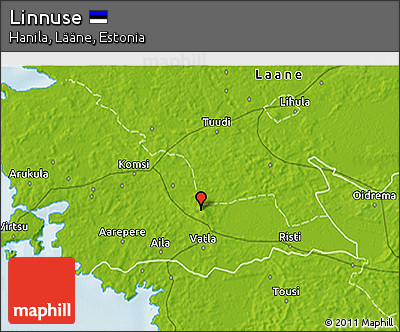 Physical 3D Map of Linnuse