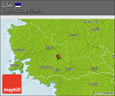 Physical 3D Map of Lõo