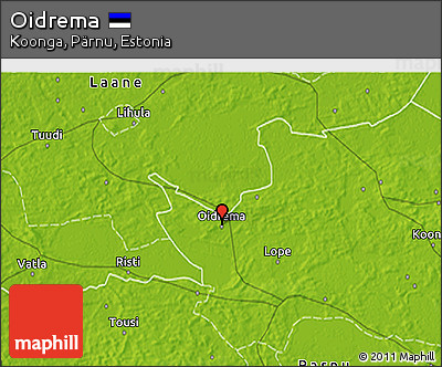 Physical 3D Map of Oidrema