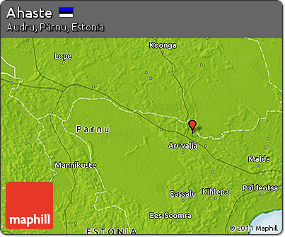Physical 3D Map of Ahaste