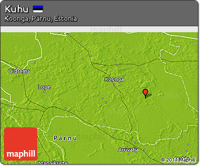 Physical 3D Map of Kuhu