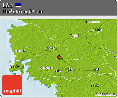 Physical 3D Map of Lõo