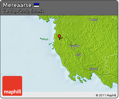 Physical 3D Map of Mereäärse