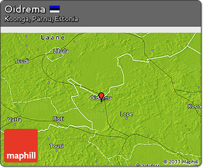 Physical 3D Map of Oidrema