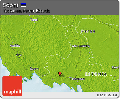Physical 3D Map of Sööni