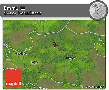 Satellite 3D Map of Emmu