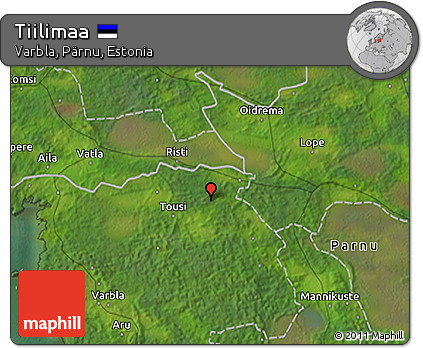 Satellite 3D Map of Tiilimaa