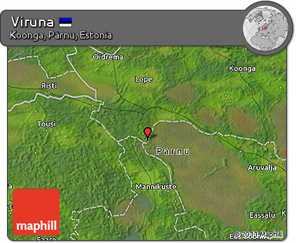 Satellite 3D Map of Viruna