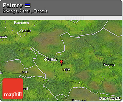 Satellite 3D Map of Paimre